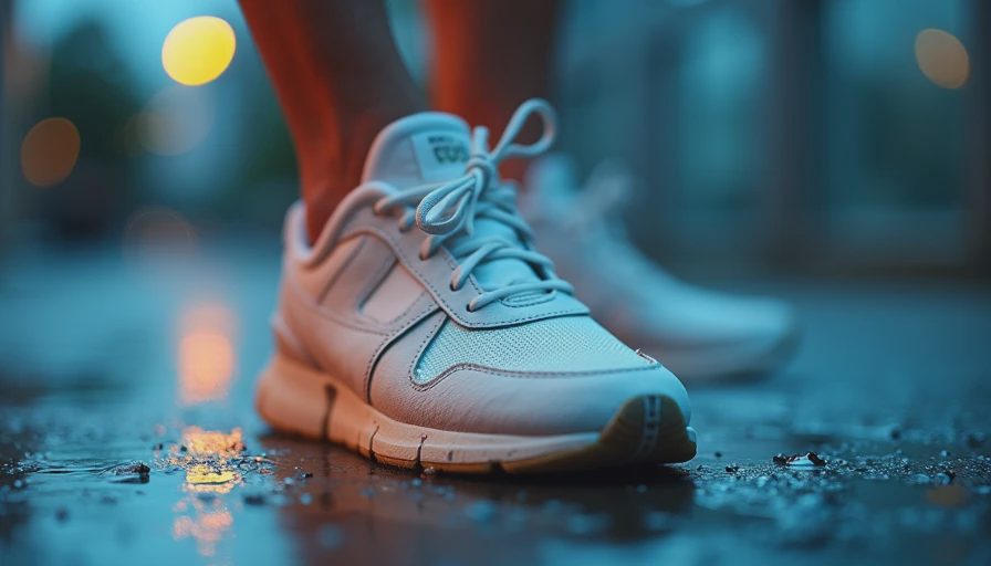 Illustration for how to clean white sneakers